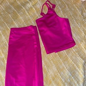Two piece pink Set